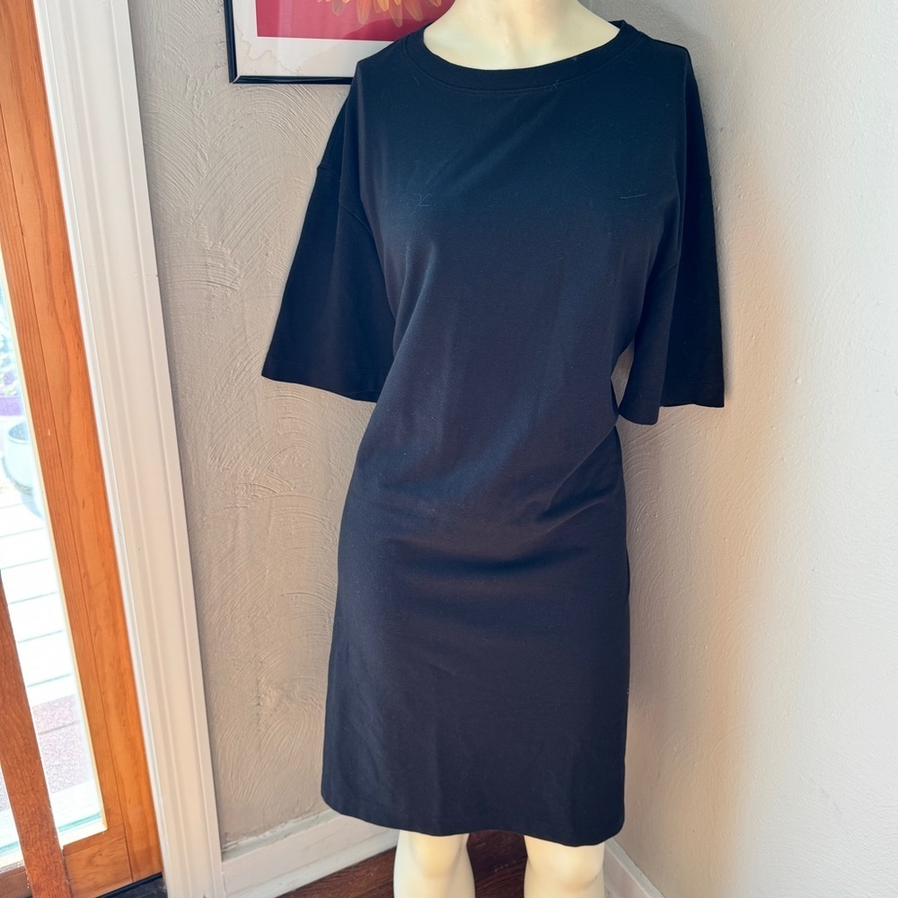 A new day black tshirt dress size medium